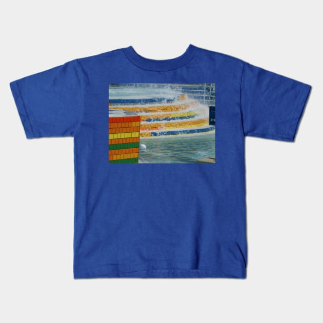 In full flow Kids T-Shirt by FriendlyComputerHelp